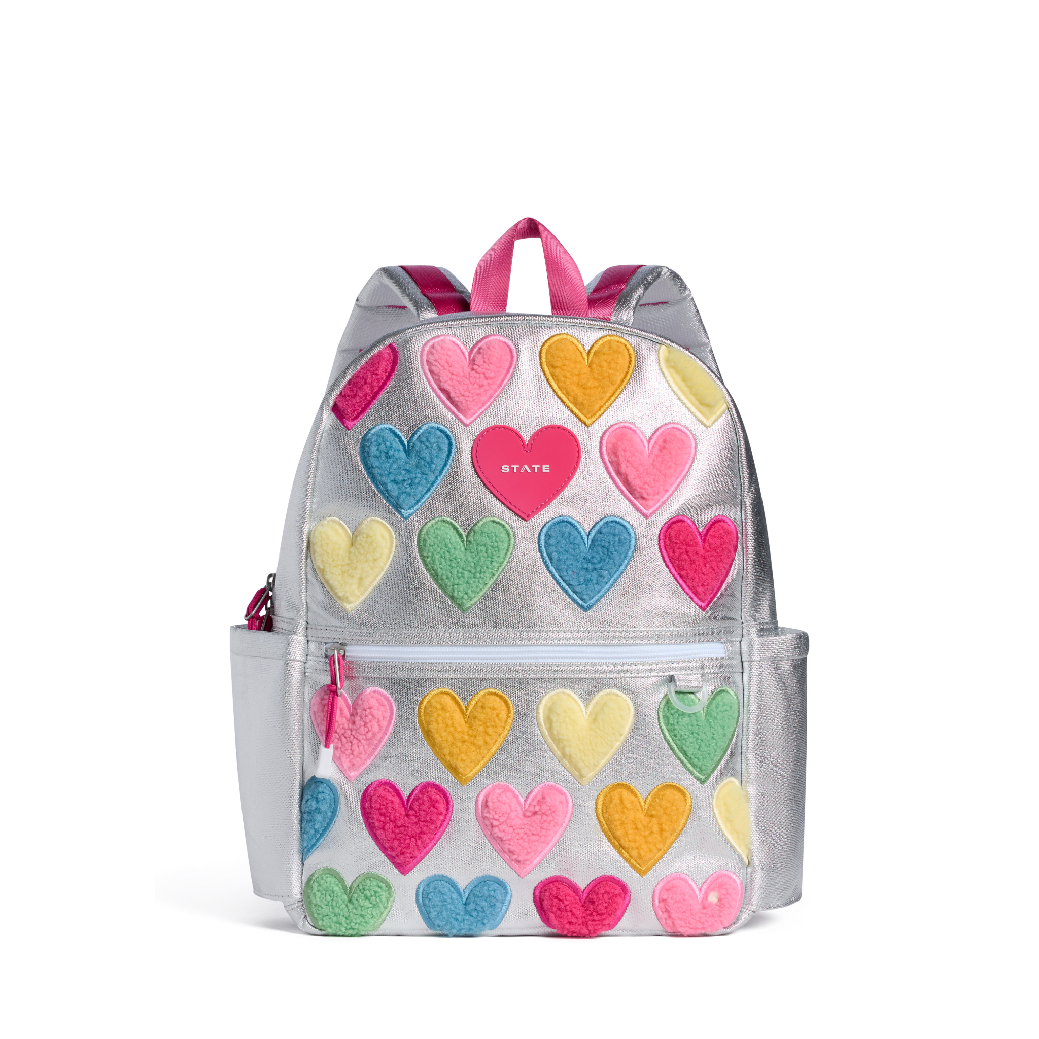 STATE Bags Kane Backpack - Happy Fuzzy Hearts - HAPPY FUZZY HEARTS
